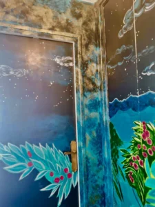 Fresque murale sur toile Marseille