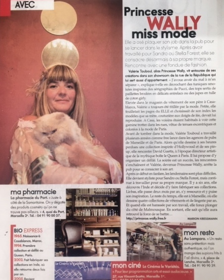 Article de presse avec Valérie TOUBOUL
