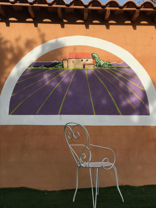 Fresque Murale Village provençale Marseille