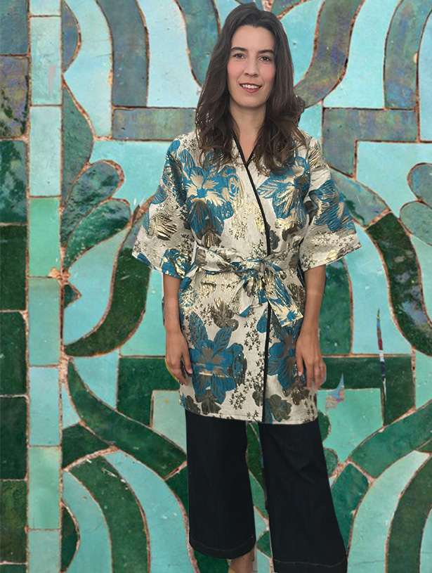 Kimono en tissu brocart, Marseille