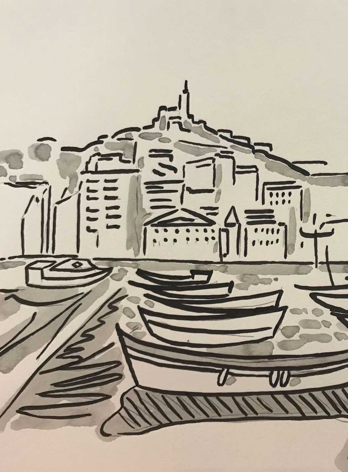 ILLUSTRATIONS À L'ENCRE DE CHINE