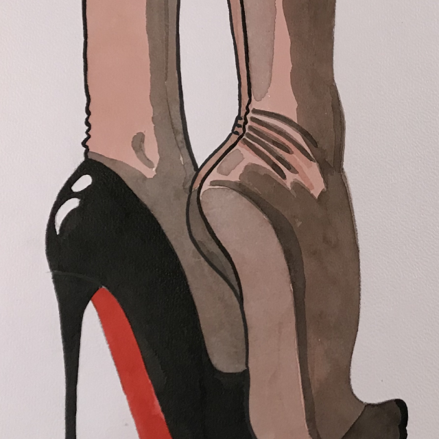 Illustration talon Eguilles femme