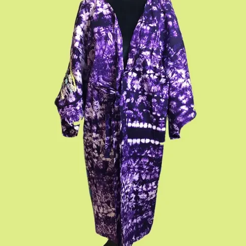 Kimono tye and dye brodé Kimono tye and dye brodé