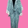 KIMONO-ABSINTHE Kimono sur mesure conçu et fabriqué par Valérie Touboul | Princesse Wally