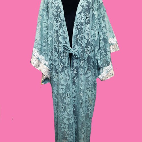 KIMONO-ABSINTHE Kimono sur mesure conçu et fabriqué par Valérie Touboul | Princesse Wally