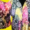 chatoyant-manche Kimono sur mesure conçu et fabriqué par Valérie Touboul | Princesse Wally