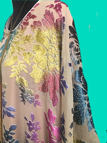 Kimono sur mesure conçu et fabriqué par Valérie Touboul | Princesse Wally