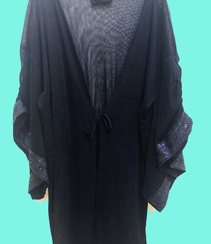 greta-tulle-noir Kimono sur mesure conçu et fabriqué par Valérie Touboul | Princesse Wally