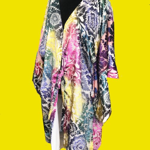 kimono-chatoyant Kimono sur mesure conçu et fabriqué par Valérie Touboul | Princesse Wally