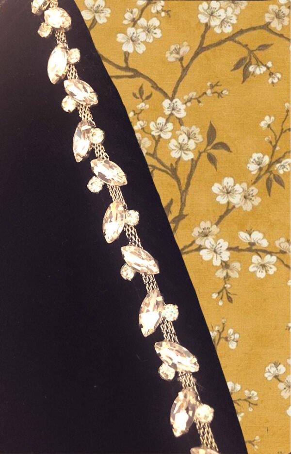 Kimono velours de soie noir DIVA